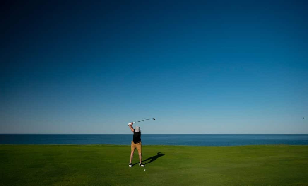 La beauté des paysage de certains fairway