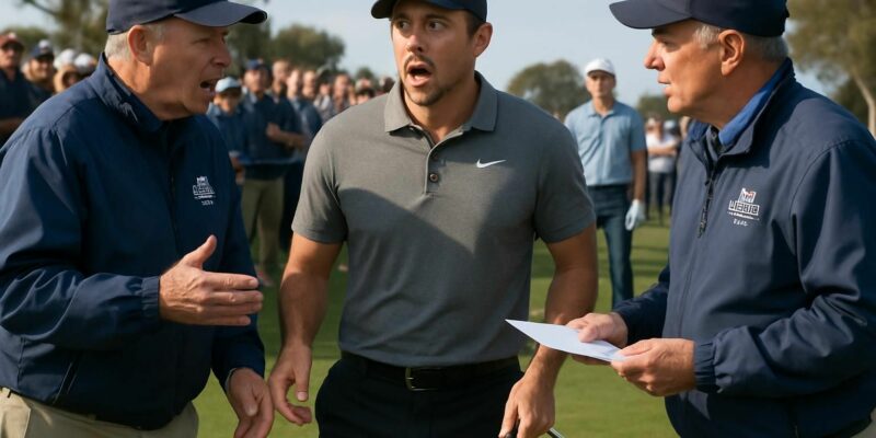 découvrez les détails de l'exclusion spectaculaire d'un joueur lors du farmers insurance open à cause d'une infraction exceptionnelle sur le parcours.