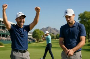 adrien saddier réussit à franchir le cut au phoenix open, contrairement à matthieu pavon qui échoue, tandis que ryo hisatsune prend la tête du classement.