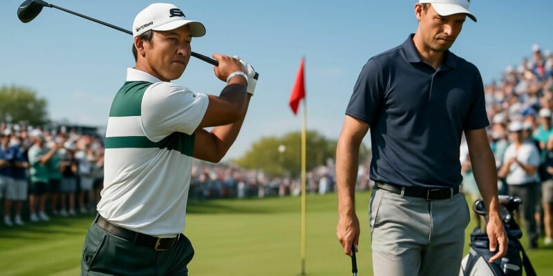 adrien saddier chute à la 69e place au phoenix open tandis que hideki matsuyama prend les commandes du tournoi.