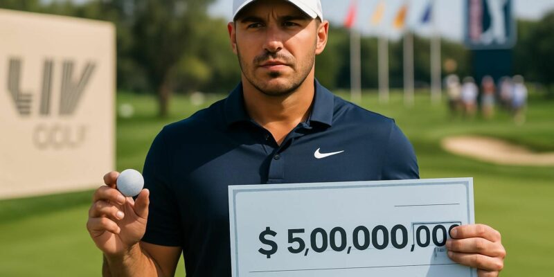 brooks koepka condamné à verser 5 millions de dollars pour quitter le liv golf et rejoindre le pga tour, un tournant majeur dans sa carrière de golf.