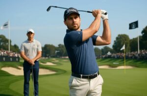 suivez le genesis invitational du pga tour : bridgeman creuse l'écart avec 6 coups d'avance, tandis que mcilroy maintient sa 2e place dans une compétition intense de golf.