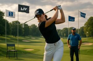 découvrez comment la bataille entre les circuits de golf s'intensifie avec l'absence remarquée de koepka, la présence de perez, et la relance de la compétition par liv.