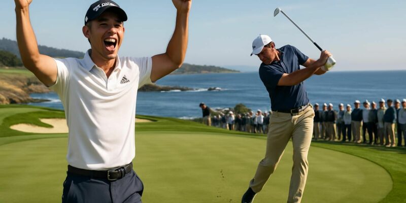 découvrez comment morikawa a remporté le pga tour à pebble beach, devançant un retour spectaculaire de scheffler dans une finale palpitante.