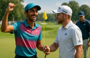 akshay bhatia remporte la victoire en play-off contre daniel berger, tandis que scottie scheffler termine à la 24e place du tournoi.