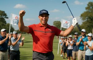 gary woodland remporte enfin le texas children's houston open, signant sa première victoire après une longue période d'attente et de persévérance.