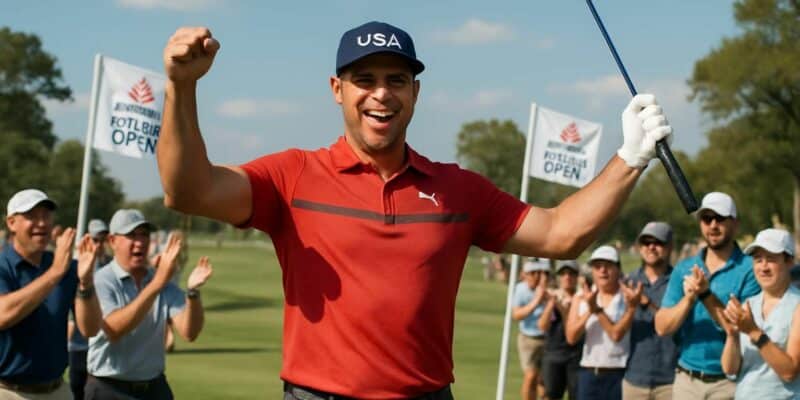 gary woodland remporte enfin le texas children's houston open, signant sa première victoire après une longue période d'attente et de persévérance.