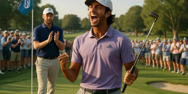 revivez le triomphe d'akshay bhatia lors du golf pga tour - arnold palmer, qui s'est imposé en play-offs face à daniel berger dans un affrontement spectaculaire.