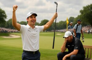 revivez le pga tour cognizant classic avec la victoire de nico echavarria, la défaillance de shane lowry et la 17e place de pavon dans ce tournoi intense de golf.