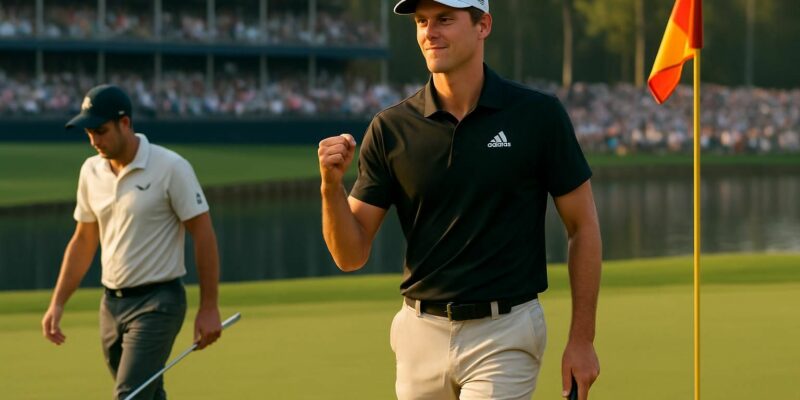 suivez le players championship du pga tour avec aberg en tête après le 2e tour, tandis que pavon quitte la compétition.