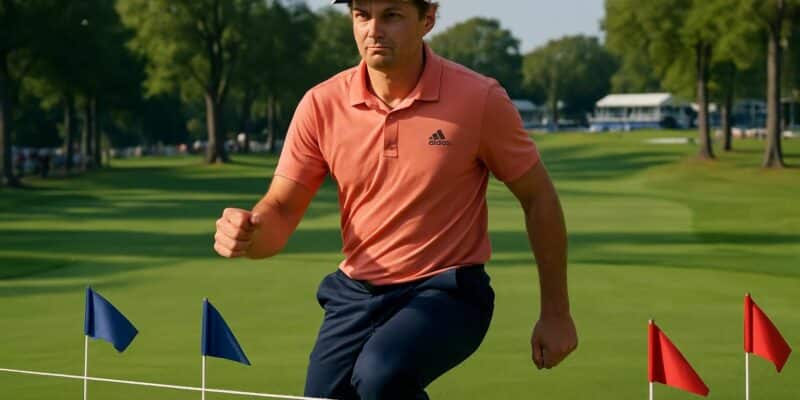 adrien dumont de chassart réussit à franchir le cut lors du pga tour à houston, mais rétrograde dans le classement général.