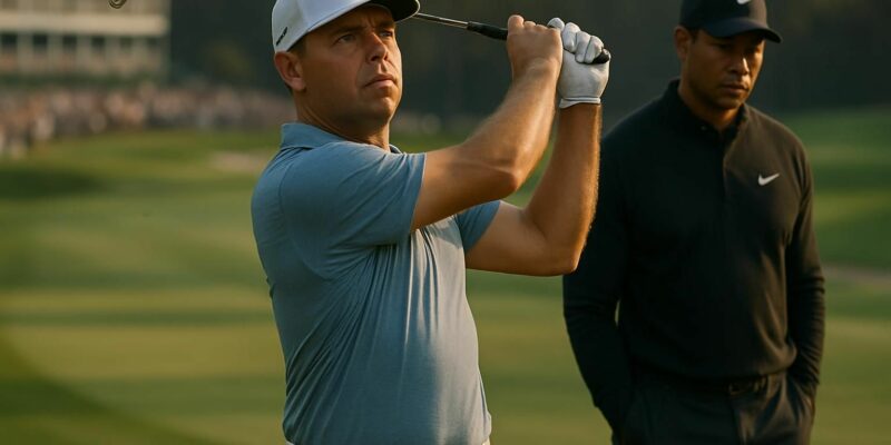 découvrez comment le pga tour reste discret sur tiger woods alors que gary woodland prend la tête du classement dans ce tournoi passionnant.
