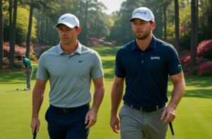 suivez le masters d’augusta avec rory mcilroy et sam burns en tête, tandis que scottie scheffler se place au 6e rang dans cette compétition de golf majeure.