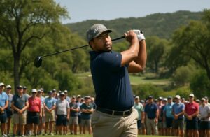 découvrez la performance impressionnante de jj spaun au texas open de san antonio, à seulement quatre jours du début du masters, dans ce résumé captivant du pga tour de golf.