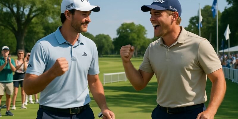 découvrez comment adrien dumont de chassart et chatfield ont brillé en atteignant la phase finale du pga tour à la nouvelle-orléans, un exploit remarquable à ne pas manquer.