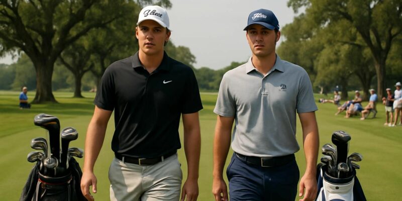lors de l'épreuve du pga tour à la nouvelle-orléans, adrien dumont de chassart et davis chatfield ont terminé à la 17e place, offrant une performance solide et prometteuse.