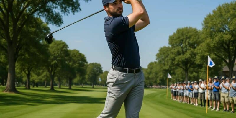 découvrez la performance remarquable de dumont de chassart au pga tour de houston, où il réalise son meilleur classement avec une 12e place finale.