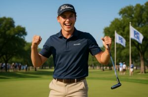 découvrez comment a.j. ewart a réalisé le premier birdie de sa carrière sur le pga tour dès le trou inaugural lors du tournoi à fort worth, marquant un moment fort de son parcours professionnel.