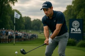 adrien saddier affronte un défi colossal pour tenter de franchir le cut du pga championship, affrontant les meilleurs golfeurs du monde dans cette compétition prestigieuse.