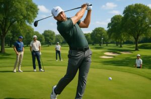 clark domine la cj cup byron nelson, tandis que pavon et saddier terminent à la 40ème place dans ce tournoi de golf prestigieux.