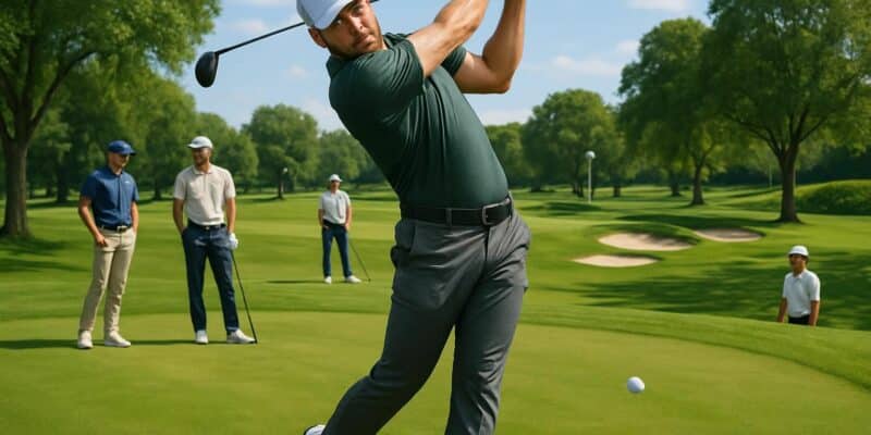 clark domine la cj cup byron nelson, tandis que pavon et saddier terminent à la 40ème place dans ce tournoi de golf prestigieux.