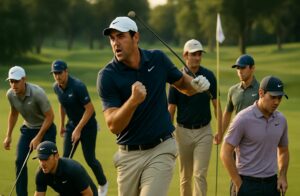 suivez le championnat pga avec sept joueurs en tête, dont scottie scheffler en vedette, tandis que rory mcilroy, à +4, manque de peu son premier titre majeur.