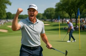 suivez le pga tour the cj cup byron nelson avec taylor moore en tête à -8, tandis qu'adrien saddier occupe la 16e place dans ce tournoi de golf passionnant.