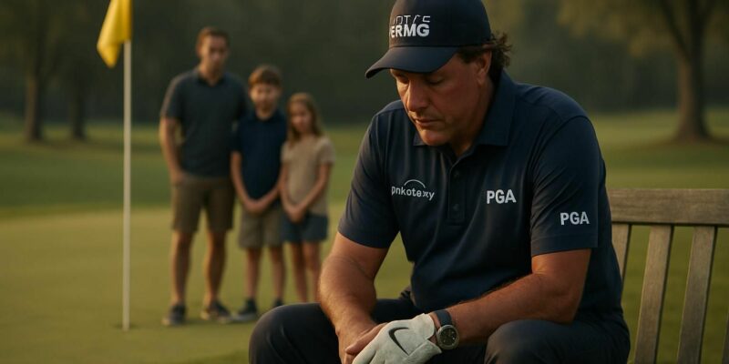 découvrez pourquoi mickelson a décidé de se retirer du golf uspga pour se consacrer au soutien de sa famille confrontée à des problèmes de santé.