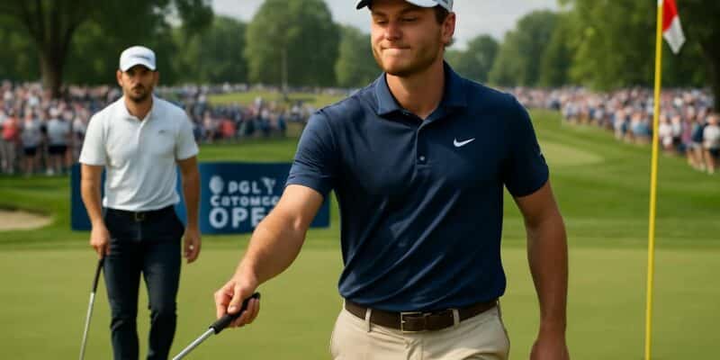 golf : après trois tours, jackson suber prend la tête du pga canadian open, avec matthieu pavon en embuscade, prêt à jouer les trouble-fêtes.