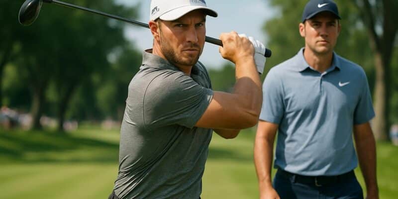 golf - us open : wyndham clark crée la surprise en prenant une avance impressionnante de six coups, tandis que scottie scheffler reste en course à égalité. suivez le déroulement intense de cette compétition majeure.