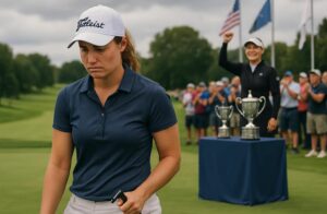 manon de roey termine 53e du pga championship après un dernier tour difficile, tandis que ryu hae-ran s'impose avec brio sur le lpga tour.