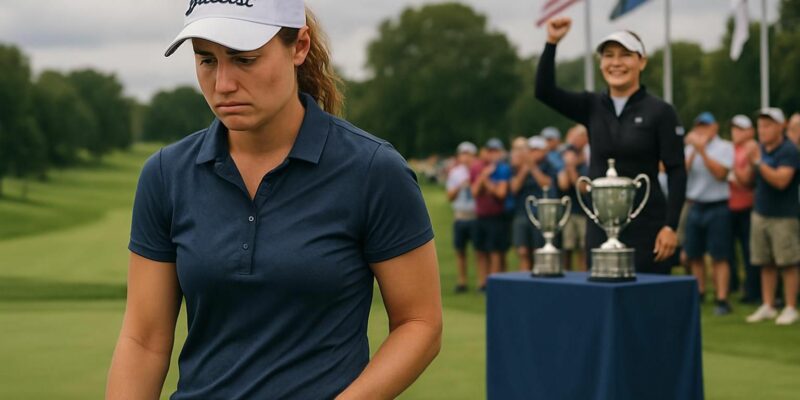 manon de roey termine 53e du pga championship après un dernier tour difficile, tandis que ryu hae-ran s'impose avec brio sur le lpga tour.