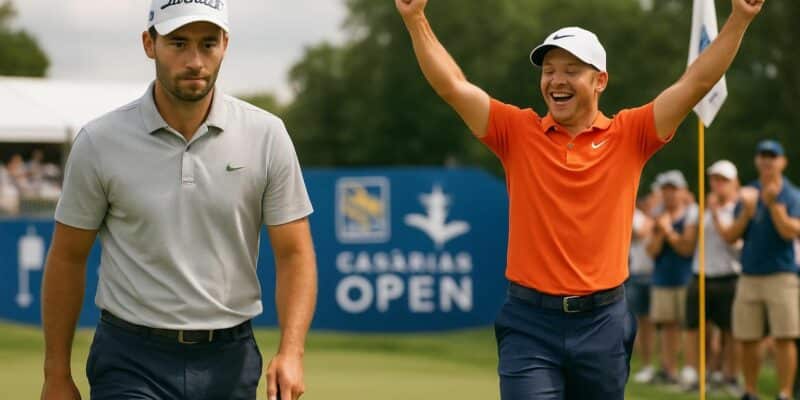 matthieu pavon termine à la 20e place du rbc canadian open, tandis que bud cauley remporte la victoire dans ce tournoi prestigieux de golf.
