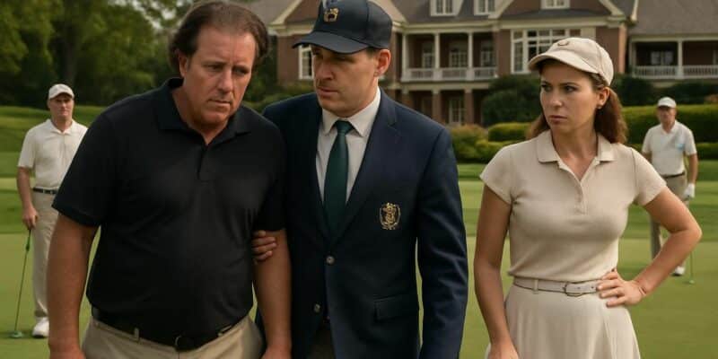phil mickelson est exclu de son club de golf suite à une conduite inappropriée envers une membre, suscitant de vives réactions dans le monde du golf.