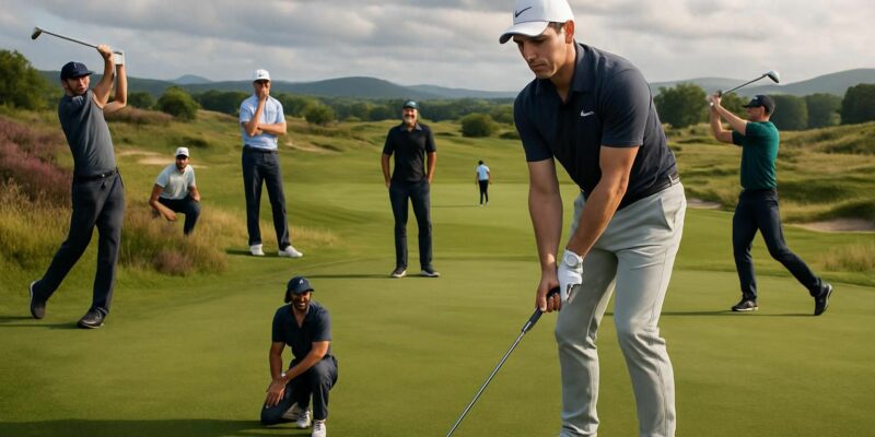suivez le duel intense à cinq en tête du genesis scottish open avec mcilroy à -5, tandis que pérez et rozner adoptent une stratégie clé pour se positionner parmi les leaders.