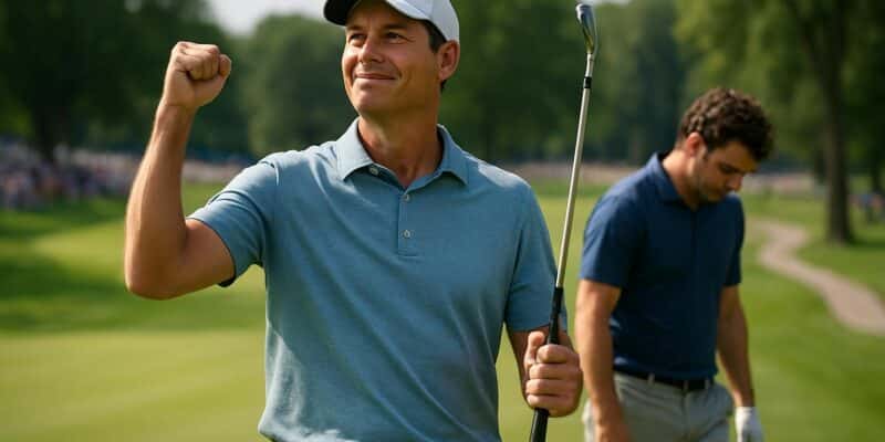 lucas glover s'impose en tête du john deere classic après deux tours, tandis que tony pavon ne passe pas le cut. suivez les dernières actualités et performances du tournoi de golf.