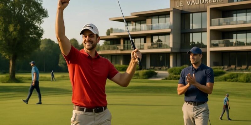 revivez le tournoi de golf au hotel planner le vaudreuil où julien sale s'impose face à hamish brown, tandis que benjamin hébert décroche une belle 12e place.
