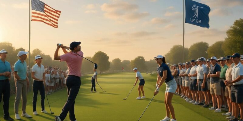 suivez en direct les résultats et actualités du tour américain et du lpga sur la page 36. restez informé des performances, scores et dernières nouvelles du golf professionnel.