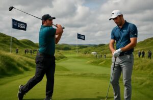 découvrez l'arrivée du dp world tour en écosse avec patrick reed en tête du classement et matthieu pavon en pleine préparation pour cet événement golfique majeur.