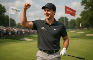découvrez la victoire historique de thorbjornsen au rocket mortgage classic, sa première victoire sur le pga tour dans le monde du golf.