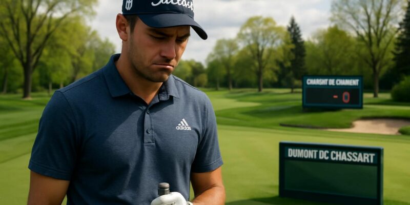 adrien dumont de chassart n'a pas réussi à franchir le cut lors du pga tour à detroit, mettant fin prématurément à sa compétition.