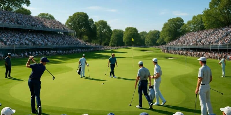 suivez en temps réel l'actualité, les résultats et le direct des tournois de golf majeurs. restez informé des dernières performances et classements sur notre page dédiée.